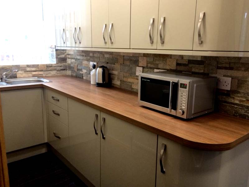 luxury offices to rent Hipperholme equipped with kitchen facilities.